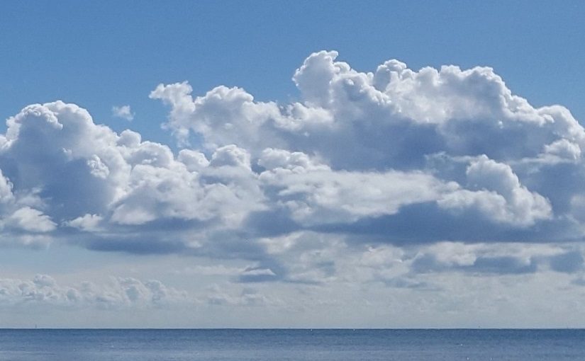 Clouds over the ocean